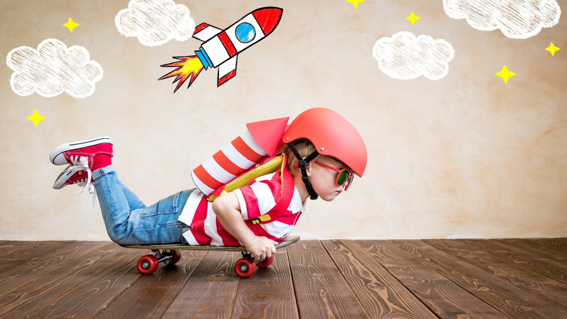 child on a skateboard 